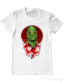 Tricou ADLER barbat Frank holiday Alb