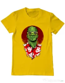 Tricou ADLER barbat Frank holiday Galben
