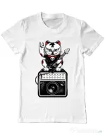 Tricou ADLER barbat Lets rock Alb