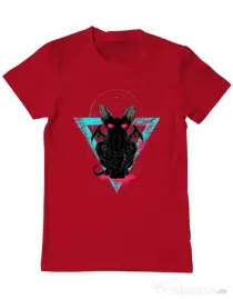 Tricou ADLER barbat Cathulhu Rosu