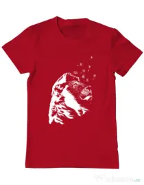 Tricou ADLER barbat Dande lion Rosu
