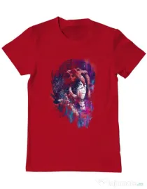 Tricou ADLER barbat Shaman Rosu
