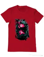 Tricou ADLER barbat The last of us Rosu