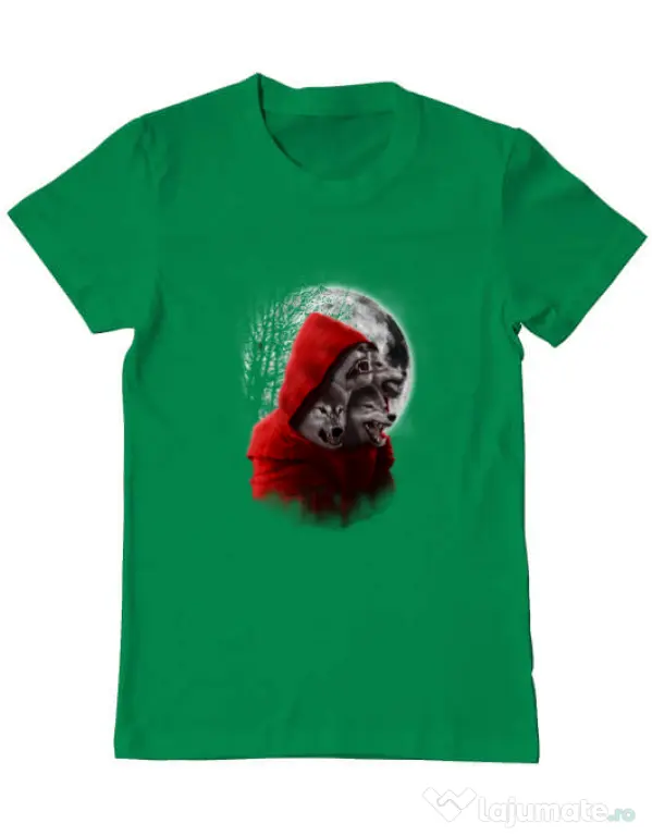 Tricou ADLER barbat Wolf hood Verde mediu