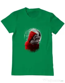 Tricou ADLER barbat Wolf hood Verde mediu