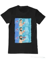 Tricou ADLER barbat Funny wilson Negru