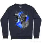 Bluza ADLER barbat Electro tiger Denim inchis