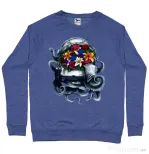 Bluza ADLER barbat Space bloom Albastru melanj