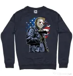 Bluza ADLER barbat American killer Denim inchis