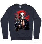 Bluza ADLER barbat Jason will be back Denim inchis