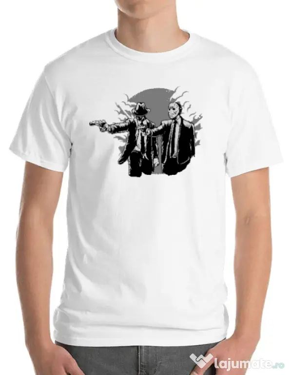 Tricou ADLER barbat Pulp killer Alb