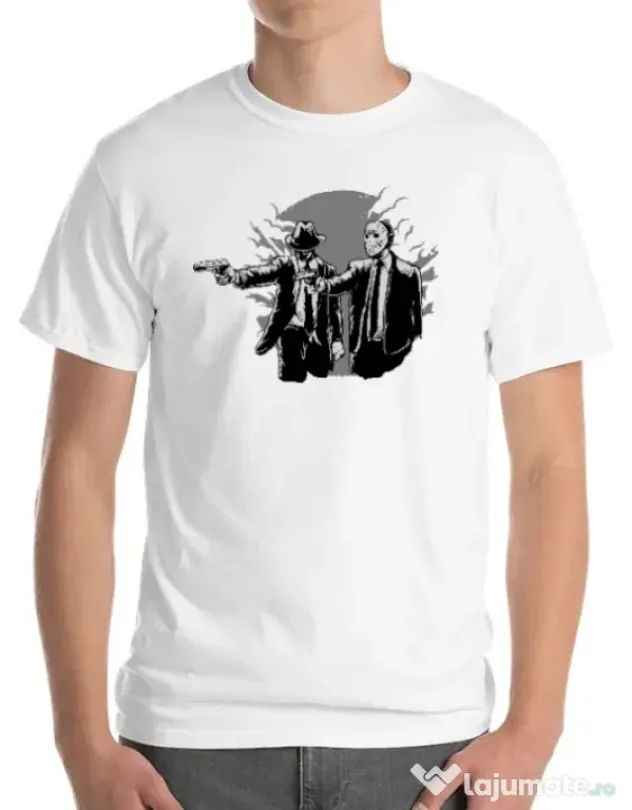 Tricou ADLER barbat Pulp killer Alb