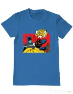Tricou ADLER barbat Stay home Robin Albastru azuriu