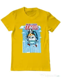 Tricou ADLER barbat Cleaning league gel Galben