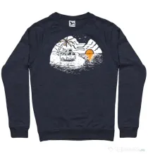 Bluza ADLER barbat Van beach Denim inchis