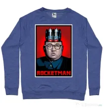 Bluza ADLER barbat Rocketman Albastru melanj