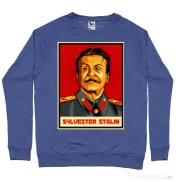Bluza ADLER barbat Sylvester Stalin Albastru melanj 