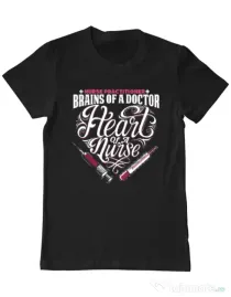 Tricou ADLER barbat Nurse practicioner Negru