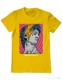 Tricou ADLER barbat Hallucinate Galben
