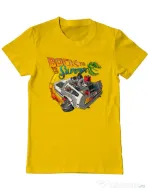 Tricou ADLER barbat Back to summer Galben