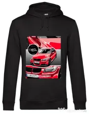 Hoodie barbat cu gluga E90 HTO Negru 