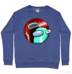 Bluza ADLER barbat Behind you Albastru melanj
