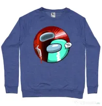 Bluza ADLER barbat Behind you Albastru melanj
