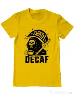 Tricou ADLER barbat Decaf Galben