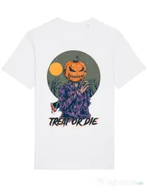 Tricou STANLEY STELLA barbat Treat or die Alb