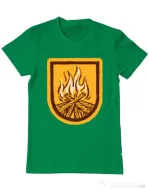 Tricou ADLER barbat Bonfire Verde mediu