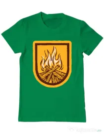 Tricou ADLER barbat Bonfire Verde mediu