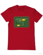 Tricou ADLER barbat Camping 2 Rosu
