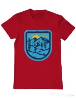 Tricou ADLER barbat Great nature Rosu