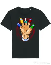 Tricou STANLEY STELLA barbat High five Negru