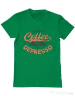 Tricou ADLER barbat Without coffee Verde mediu