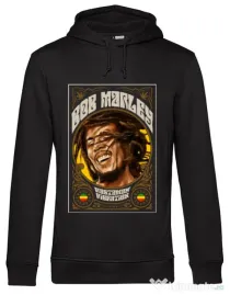 Hoodie barbat cu gluga Rasta man Negru