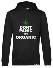 Hoodie barbat cu gluga Organic Negru