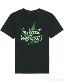 Tricou STANLEY STELLA barbat In weed we trust Negru