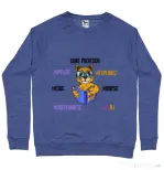 Bluza ADLER barbat Sacoșa profesor Albastru melanj