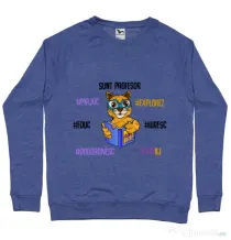Bluza ADLER barbat Sacoșa profesor Albastru melanj