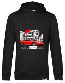 Hoodie barbat cu gluga S13 in Tokyo Negru