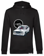 Hoodie barbat cu gluga Abarth Rally Negru