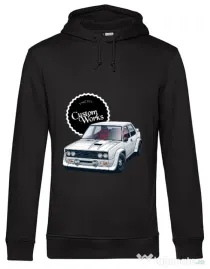 Hoodie barbat cu gluga Abarth Rally Negru