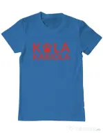 Tricou personalizat barbat Logo Kola Rosu Albastru azuriu