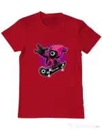 Tricou personalizat barbat Squid Boy Rosu