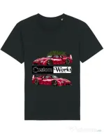 Tricou STANLEY STELLA barbat Ferrari F40 Winter ready Negru