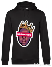 Hanorac barbat cu gluga Notorius King Negru