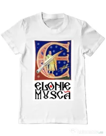 Tricou personalizat barbat Elonie Musca Alb