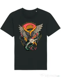 Tricou STANLEY STELLA barbat Tattoo Fighting Negru