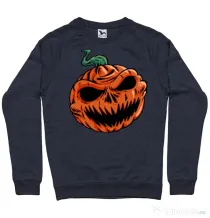 Bluza personalizata barbat Pumpkin Denim inchis